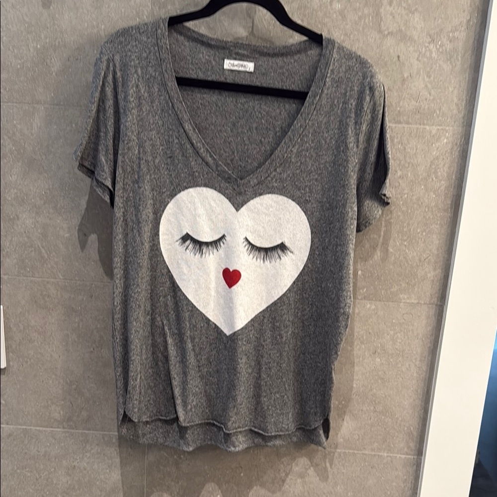 Lauren Moshi Heather Gray T-Shirt